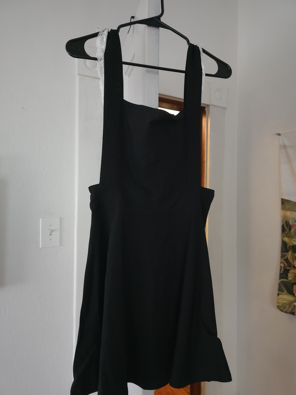 Killstar Black Pinafore Dress